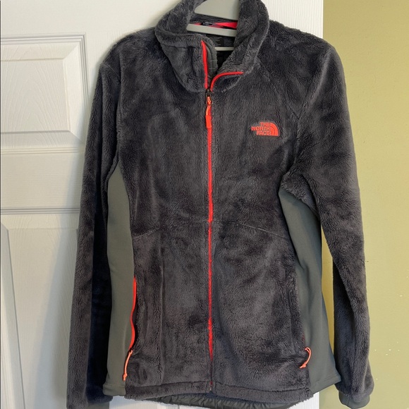 The North Face Gray and Red Women's Jacket - Picture 1 of 4